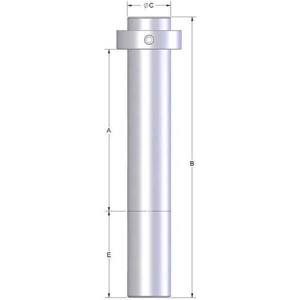 Idler Shaft, Set Collar, Grease Fitting, 1-1/2 X 4, Coarse Thrd, 1-8